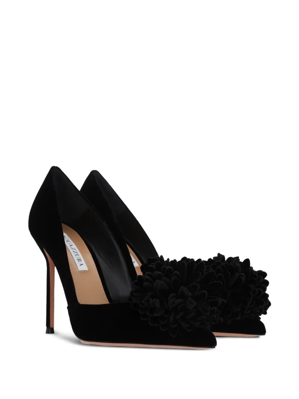 New Aquazzura Velvet Couturier Pump Heels